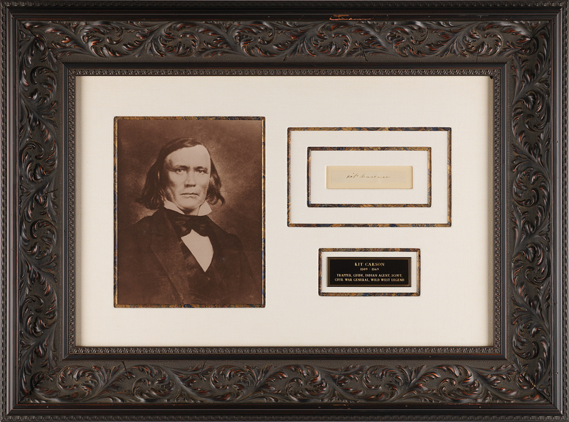 Lot 316 Kit Carson Signature