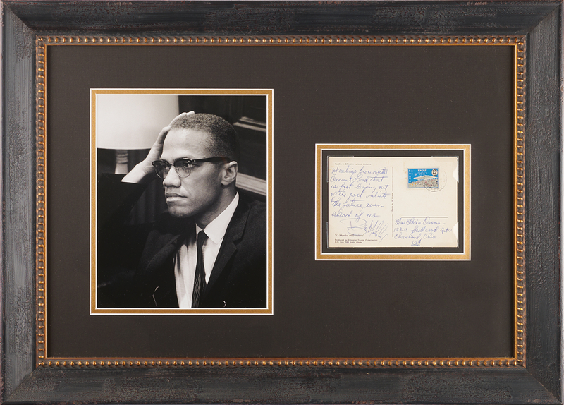 Lot 243 Malcolm X Autograph Letter Signed from Ethiopia, 