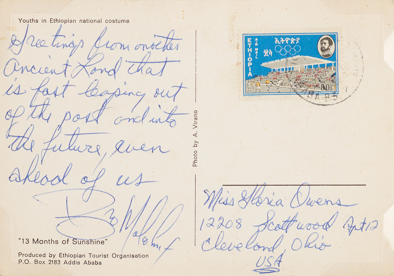 Lot 243 Malcolm X Autograph Letter Signed from Ethiopia, 