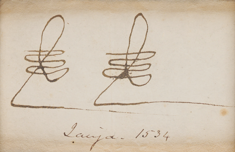 Lot 144 Francisco Pizarro Autograph Fragment with Double Rubric Signature