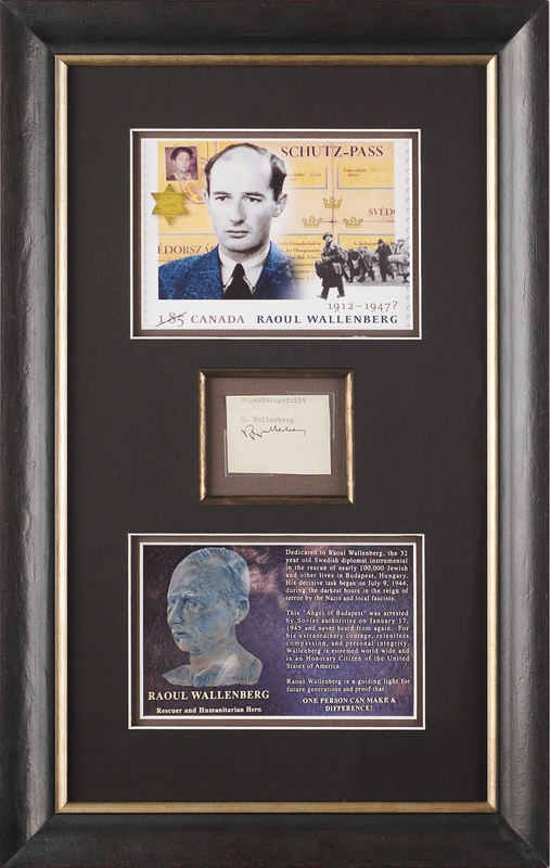 Lot 248 Raoul Wallenberg Signature