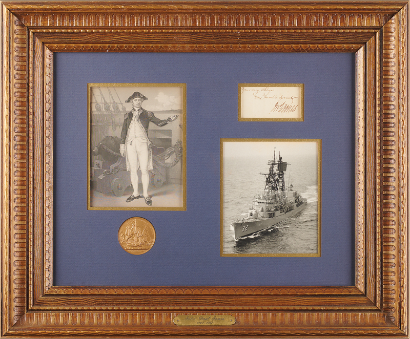 Lot 463 John Paul Jones Signature