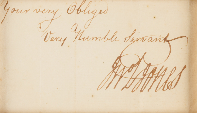 Lot 463 John Paul Jones Signature