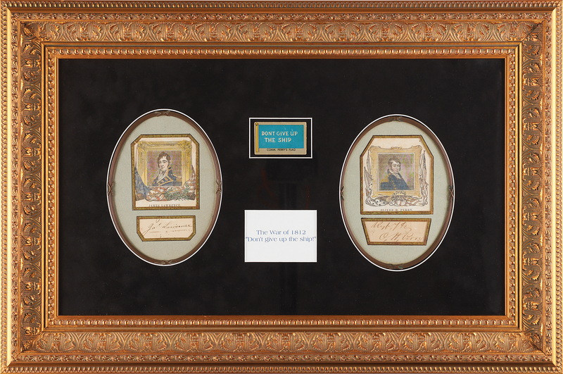 Lot 467 War of 1812: James Lawrence and Oliver Hazard Perry Signatures