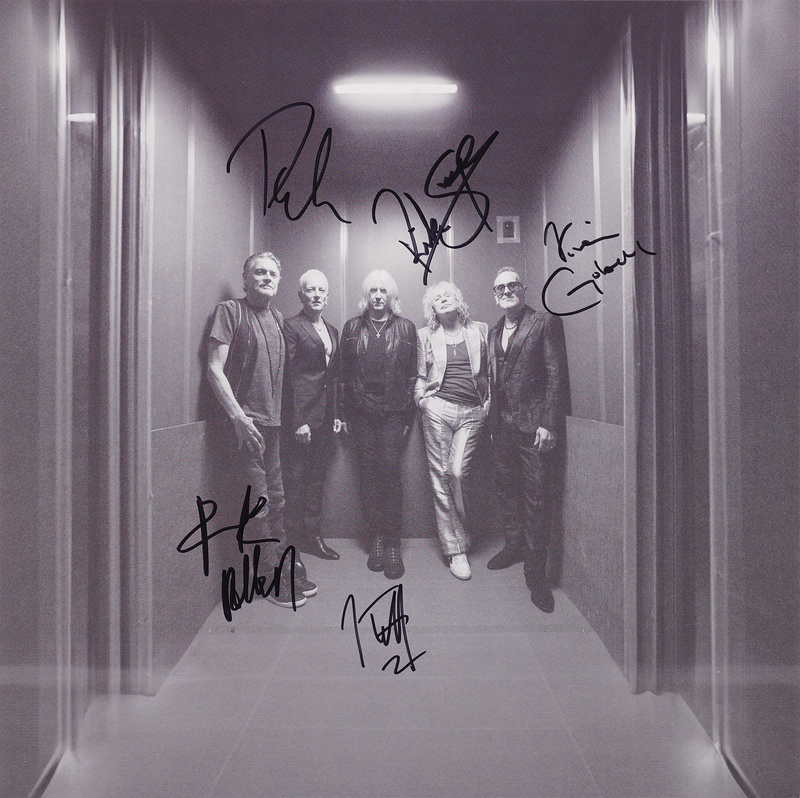 Lot 600 Def Leppard Signed Album Insert - Greatest Hits 2026 Tour Edition