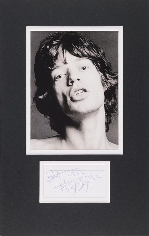 Lot 645 Rolling Stones: Mick Jagger Signature