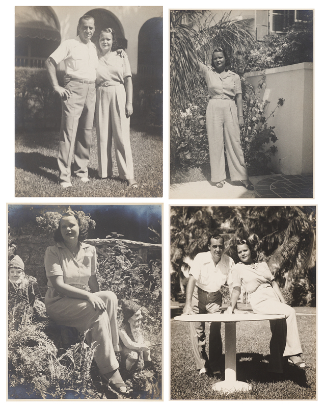 Lot 362 Albert 'Bites' Capone and His Wife, Dorothy (4) Original Photographs