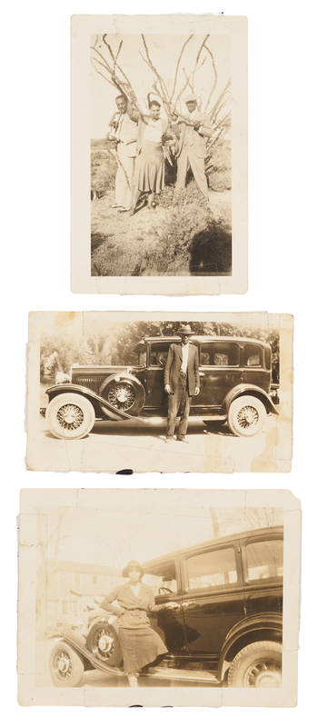 Lot 375 Harlem Underworld: Stephanie St. Clair and Ellsworth 'Bumpy' Johnson Photographs - Attributed by Period Annotations