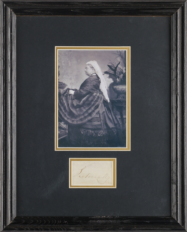 Lot 215 Queen Victoria Signature