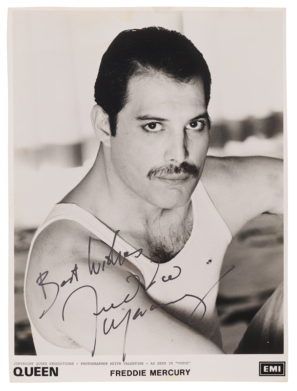 Lot 641 Queen: Freddie Mercury Signed Photograph
