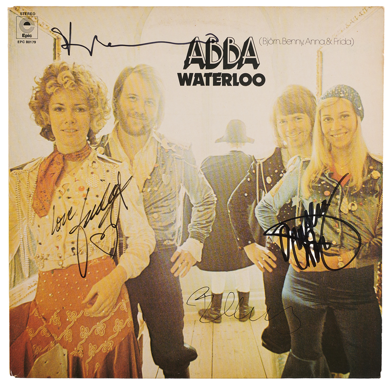 Lot 664 ABBA Signed Album - Waterloo