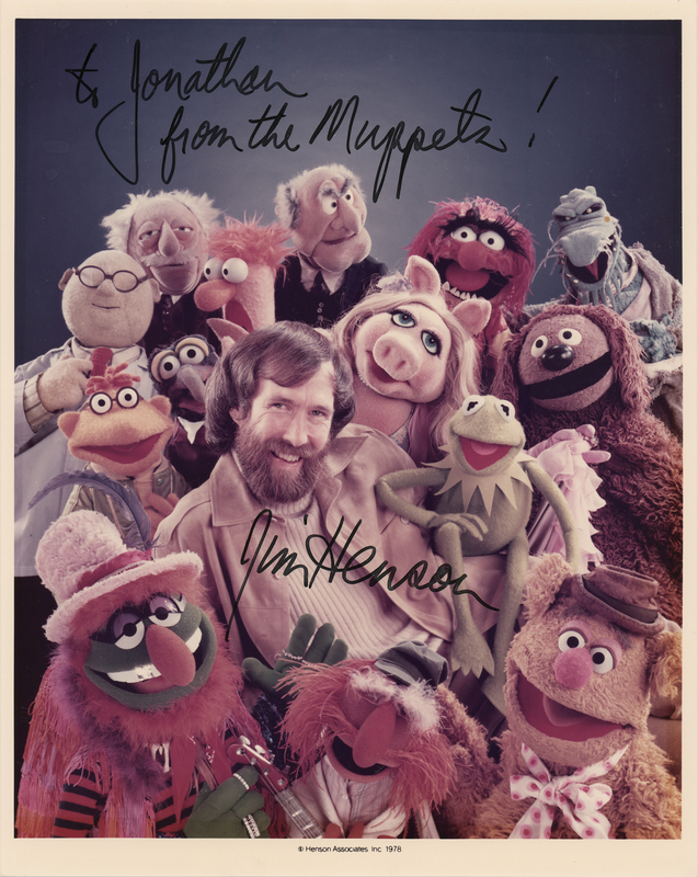 Lot 706 Jim Henson Signed Photograph