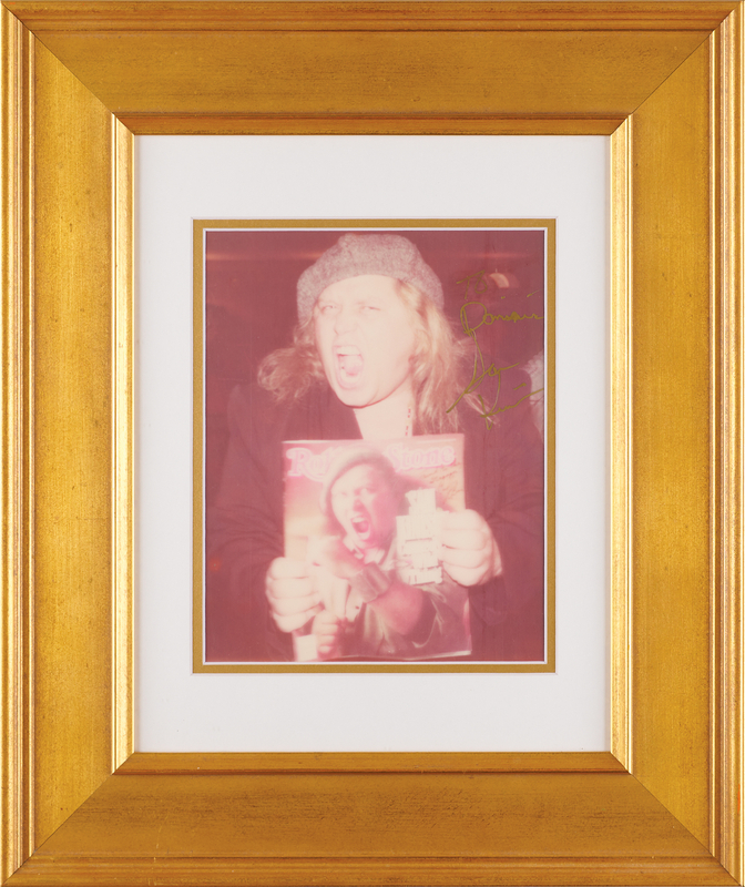 Lot 716 Sam Kinison Signed Photograph