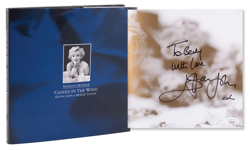 Lot 614 Elton John Signed Book - Marilyn Monroe: Candle in the Wind