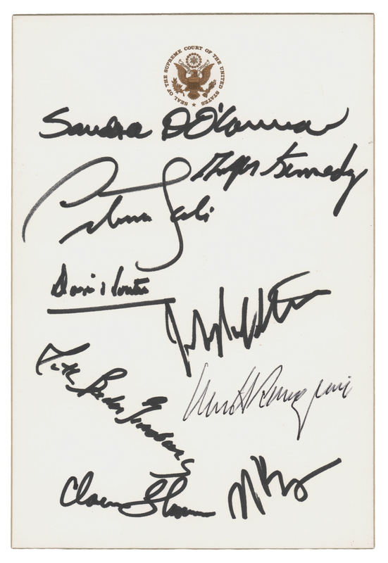 Lot 131 Rehnquist Court Signatures
