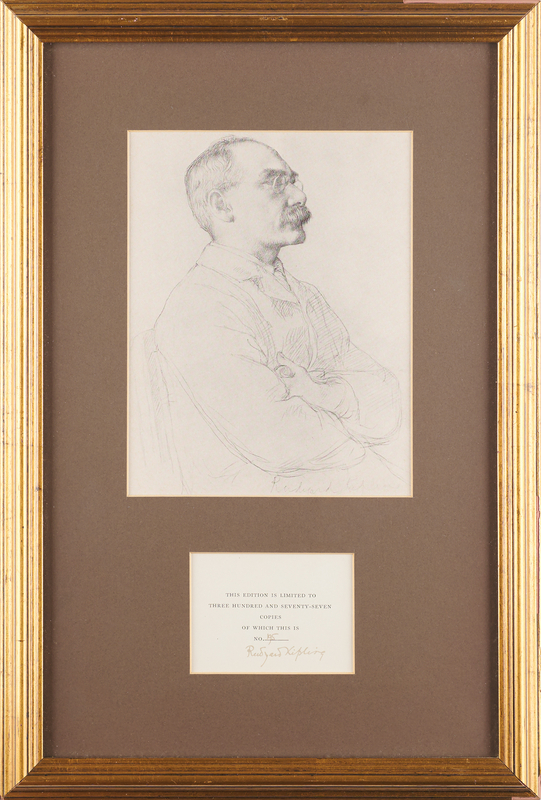 Lot 533 Rudyard Kipling Signature