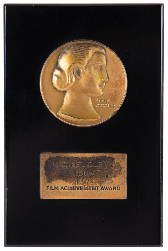 Lot 694 Michael Curtiz's Look Magazine 'Film Achievement' Award (1947)