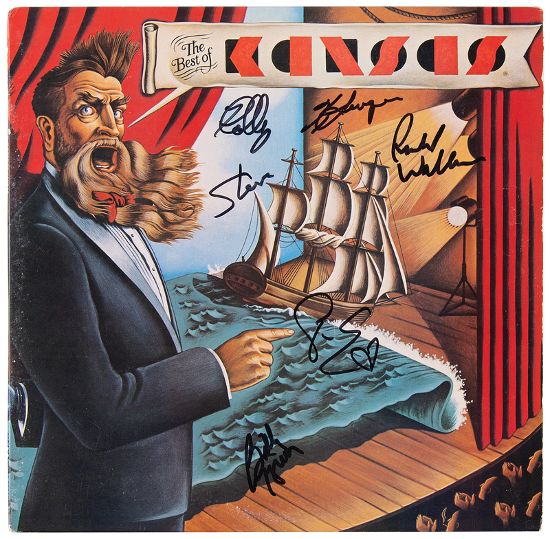 Lot 616 Kansas Signed Album - The Best of Kansas (Promotional)