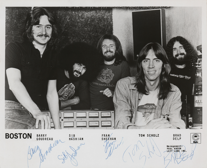 Lot 591 Boston Signed Photograph