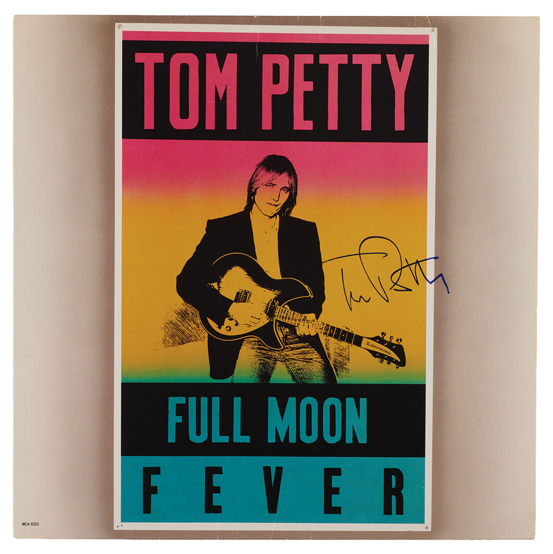 Lot 638 Tom Petty Signed Album - Full Moon Fever