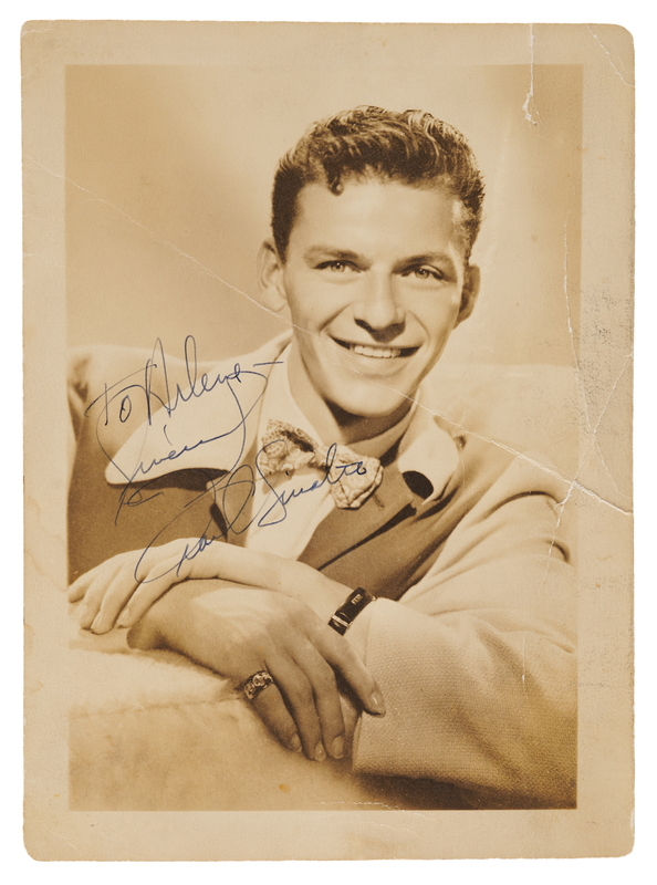 Lot 739 Frank Sinatra Signed Photograph