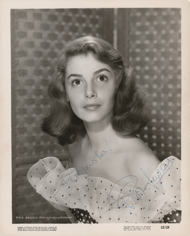 Lot 682 Pier Angeli Signed Photograph