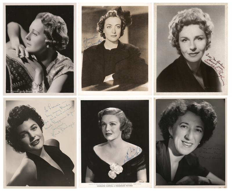 Lot 680 Actresses (6) Signed Photographs