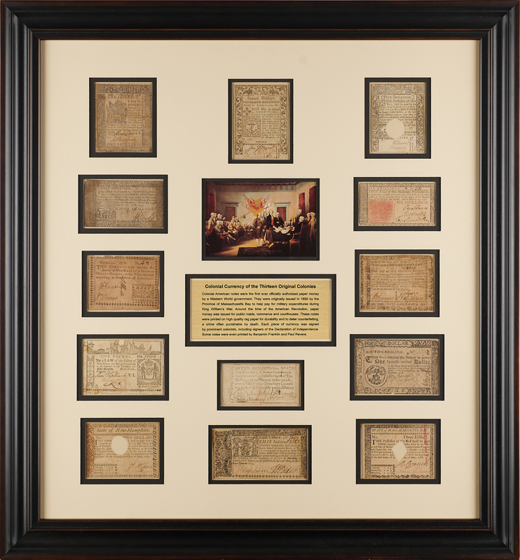 Lot 466 Colonial Currency of the Thirteen Colonies