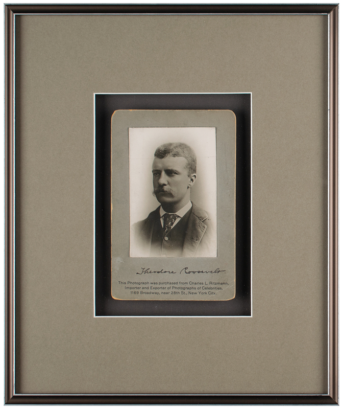 Lot 105 Theodore Roosevelt Signed Photograph