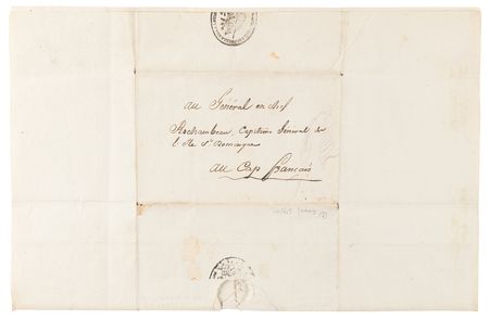 Lot #483 Napoleon: Pierre-Clément de Laussat Letter Signed on the Louisiana Purchase: 