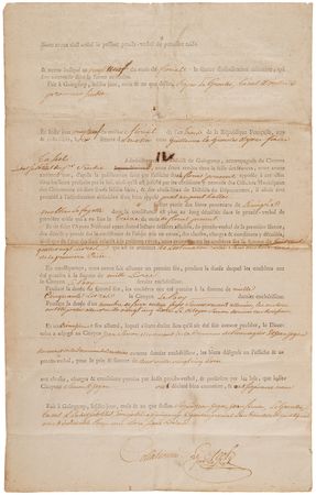 Lot #465 Marquis de Lafayette: 