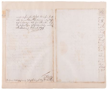 Lot #169 King Charles XII of Sweden (2) Letters Signed - Image 2