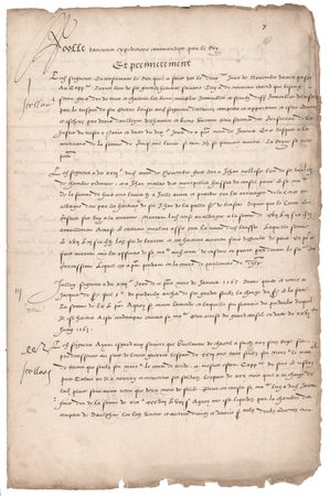 Lot #168 King Charles IX Document Signed