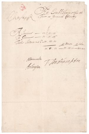 Lot #165 King Charles II Document Signed