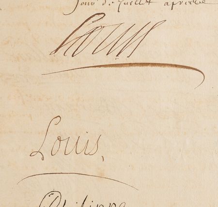 Lot #194 King Louis XIV Document Signed - Marriage Contract for His Assistant Apothecary - Image 2