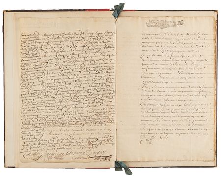 Lot #194 King Louis XIV Document Signed - Marriage Contract for His Assistant Apothecary - Image 4