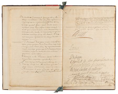 Lot #194 King Louis XIV Document Signed - Marriage Contract for His Assistant Apothecary - Image 6