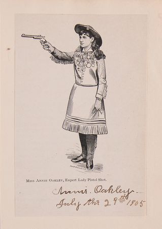 Lot #319 Annie Oakley and William F. 'Buffalo Bill' Cody (2) Signed Items - The Two Greatest Stars of Buffalo Bill's Wild West - Image 3