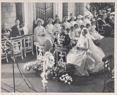 Lot #207 Princess Grace and Prince Rainier's 1956 Wedding Album Presented to Grace's Sister, Peggy Kelly Conlan, with (46) Original Photographs - Image 3