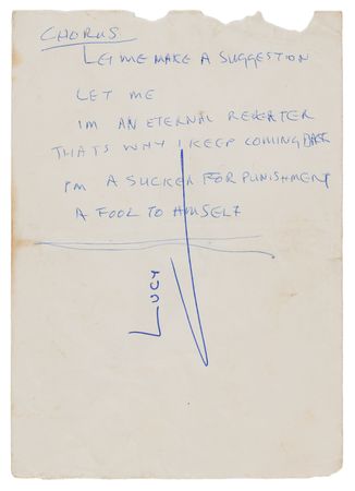 Lot #624 John Lennon Autograph Letter Signed on Transcendental Meditation and Paul McCartney Unpublished Handwritten Lyrics - Image 3