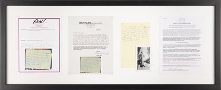 Lot #574 Beatles: George Harrison Autograph Note Signed on His Rickenbacker 12-String Guitar: 