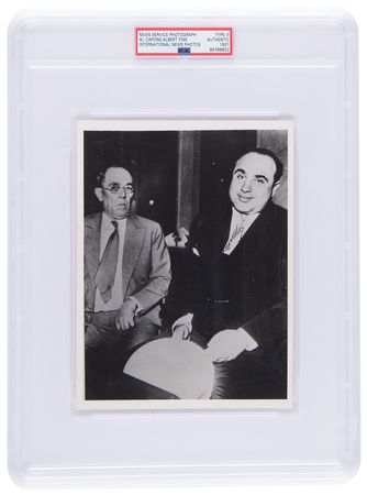 Lot #351 Al Capone Original Photograph - PSA Type