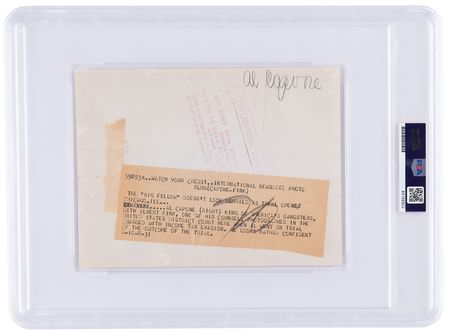 Lot #351 Al Capone Original Photograph - PSA Type III - Image 2