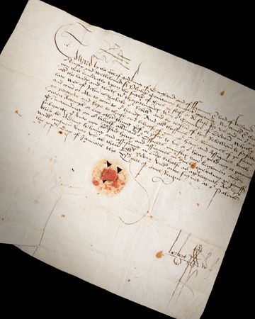 Lot #170 King Edward IV Document Signed,