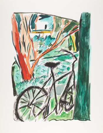 Lot #604 Bob Dylan Signed Oversized Giclee Print - 'Bicycle' (Ltd. Ed. #109/295) - Image 1