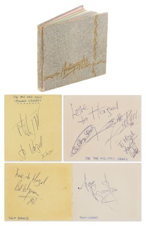 Lot #643 Rolling Stones Signatures - Obtained at Colston Hall, Bristol (October 1, 1964) - Image 1