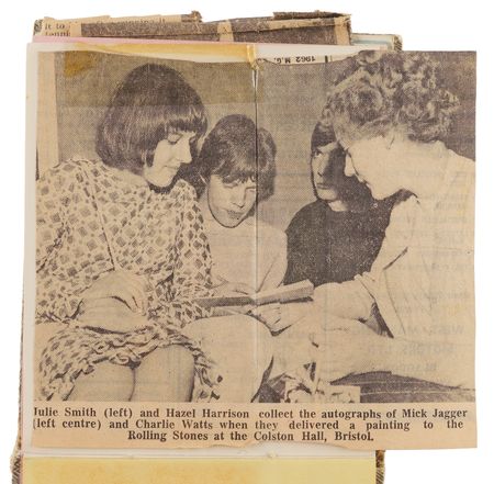 Lot #643 Rolling Stones Signatures - Obtained at Colston Hall, Bristol (October 1, 1964) - Image 2