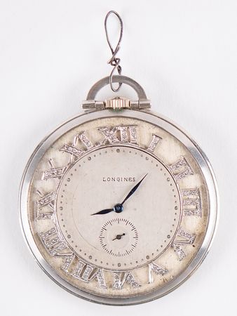 Lot #442 J. Edgar Hoover's ca. 1914 Longines Open-Face Pocket Watch - Image 1