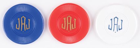 Lot #379 Joseph Aiuppa's Custom Poker Set - Image 3