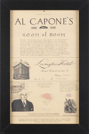 Lot #341 Al Capone (3) Architectural Fragments